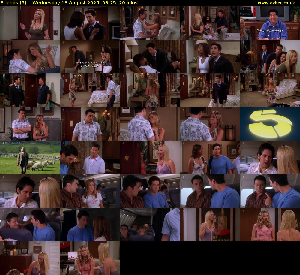 Friends (5) Wednesday 13 August 2025 03:25 - 03:45