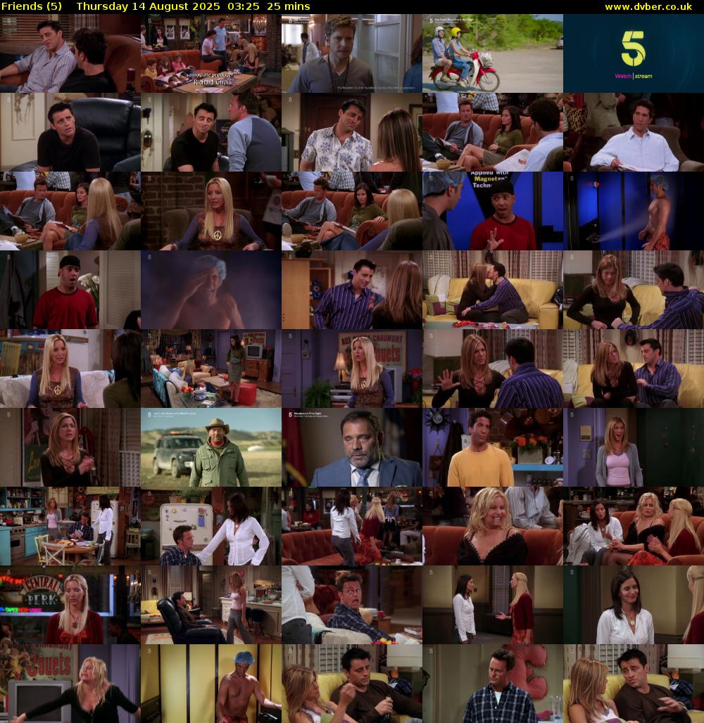 Friends (5) Thursday 14 August 2025 03:25 - 03:50