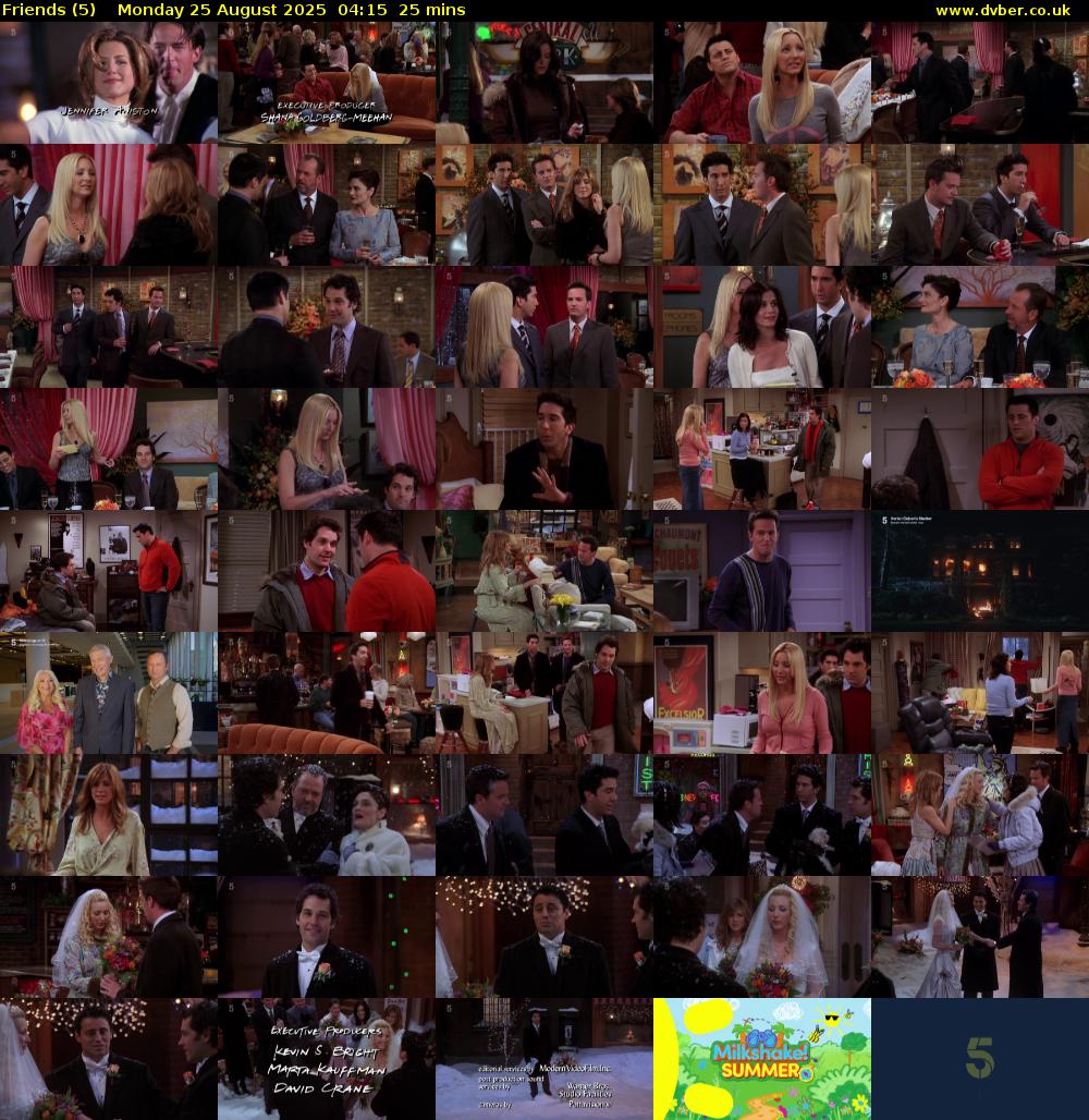 Friends (5) Monday 25 August 2025 04:15 - 04:40