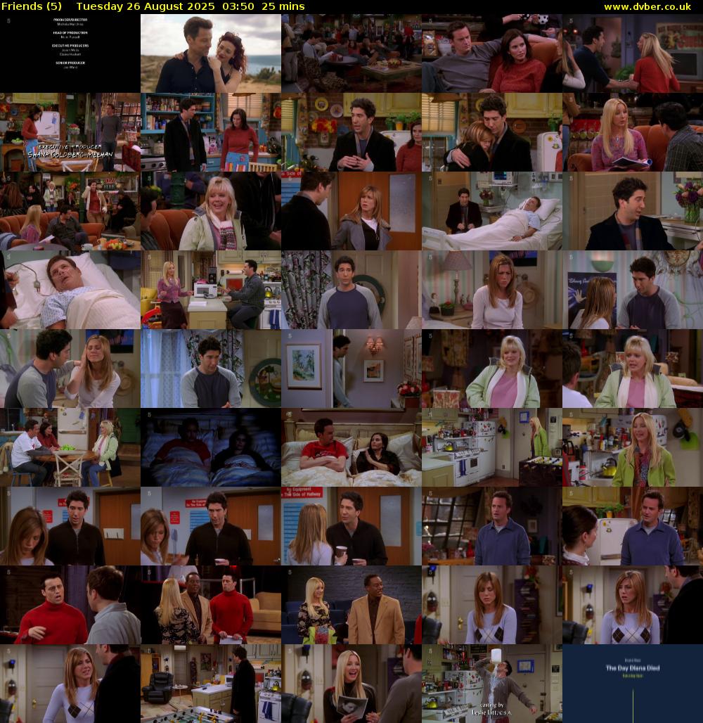 Friends (5) Tuesday 26 August 2025 03:50 - 04:15