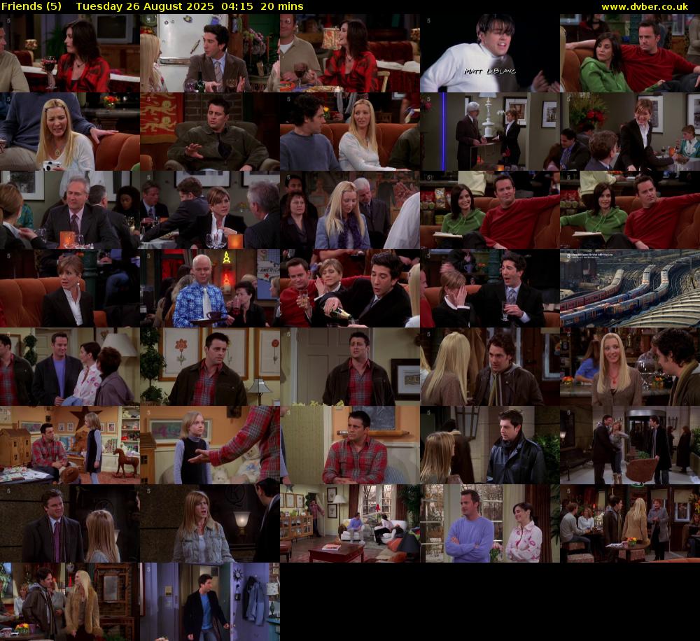 Friends (5) Tuesday 26 August 2025 04:15 - 04:35