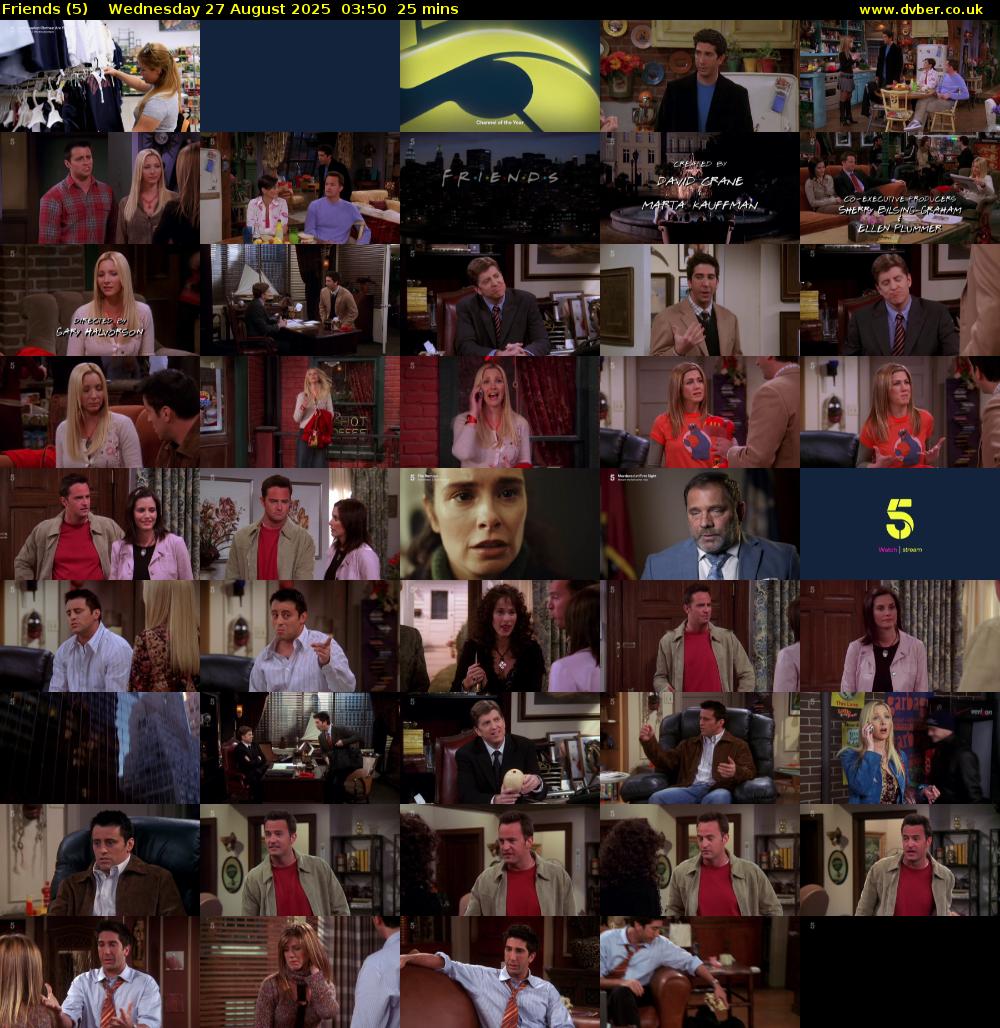 Friends (5) Wednesday 27 August 2025 03:50 - 04:15
