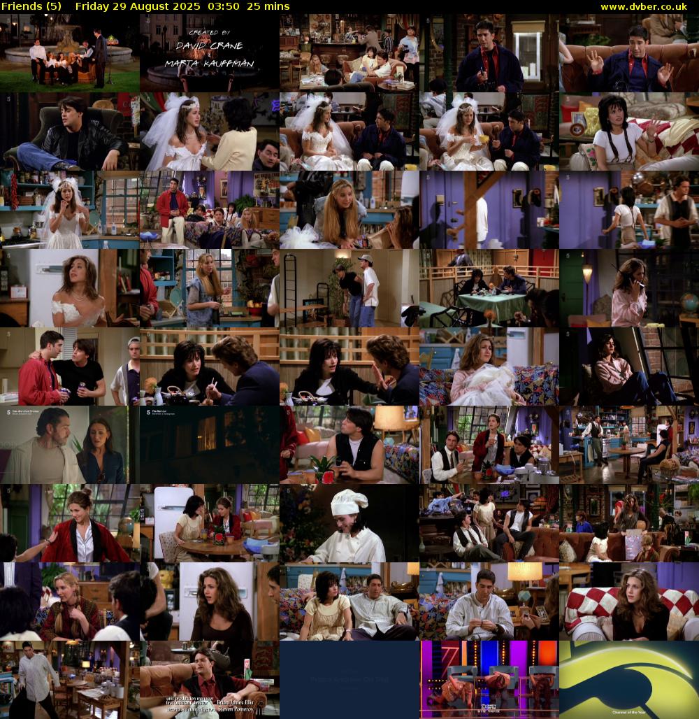 Friends (5) Friday 29 August 2025 03:50 - 04:15