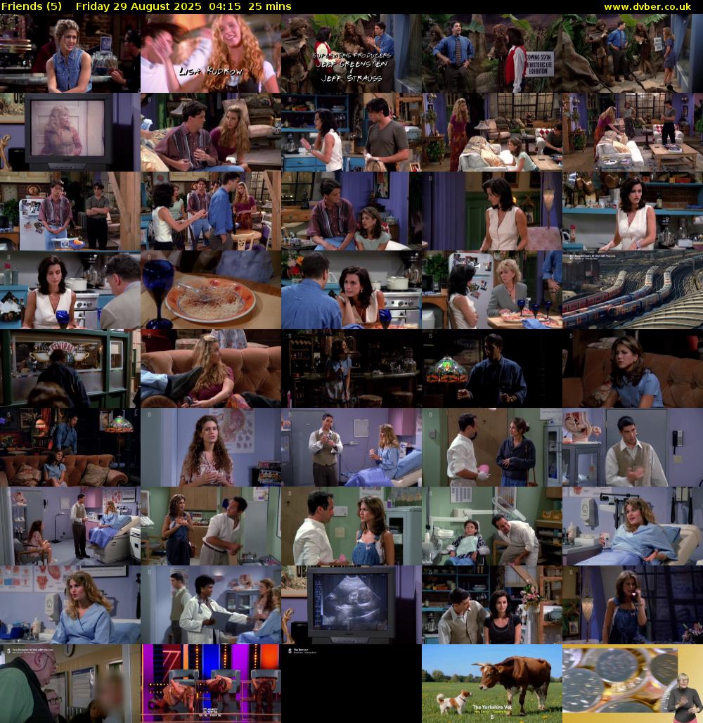 Friends (5) Friday 29 August 2025 04:15 - 04:40