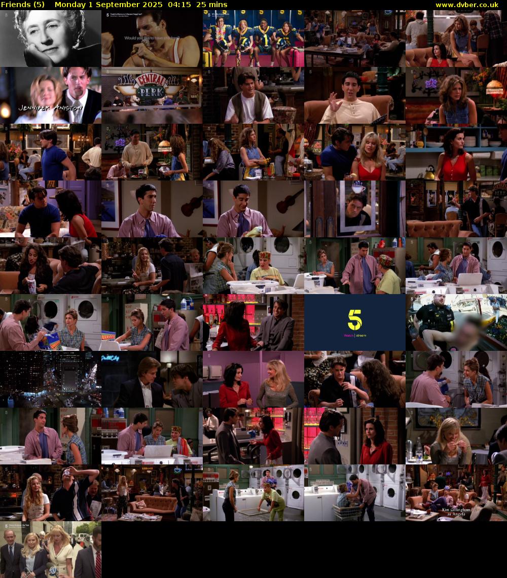 Friends (5) Monday 1 September 2025 04:15 - 04:40