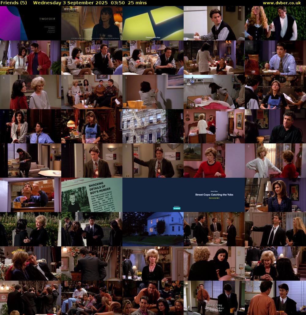Friends (5) Wednesday 3 September 2025 03:50 - 04:15