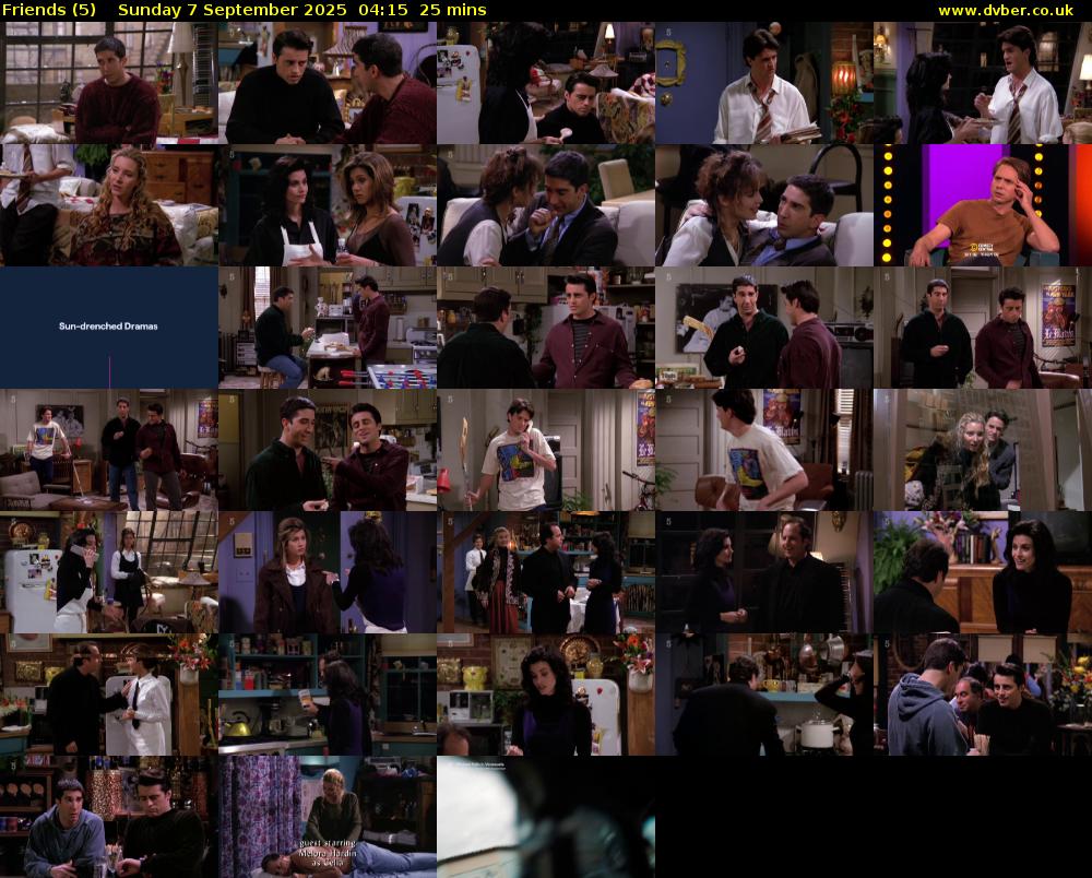 Friends (5) Sunday 7 September 2025 04:15 - 04:40