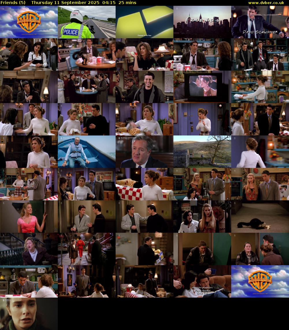 Friends (5) Thursday 11 September 2025 04:15 - 04:40