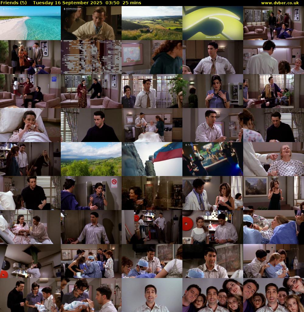 Friends (5) Tuesday 16 September 2025 03:50 - 04:15