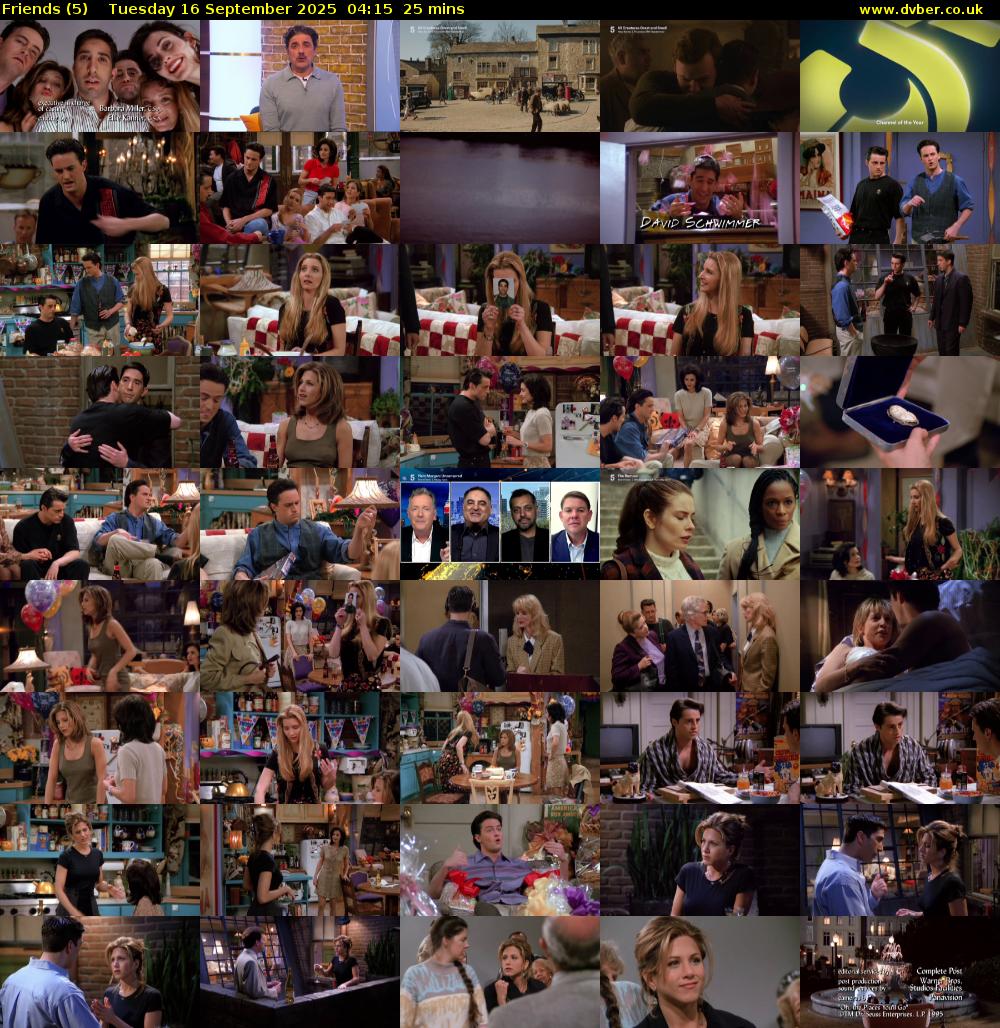 Friends (5) Tuesday 16 September 2025 04:15 - 04:40