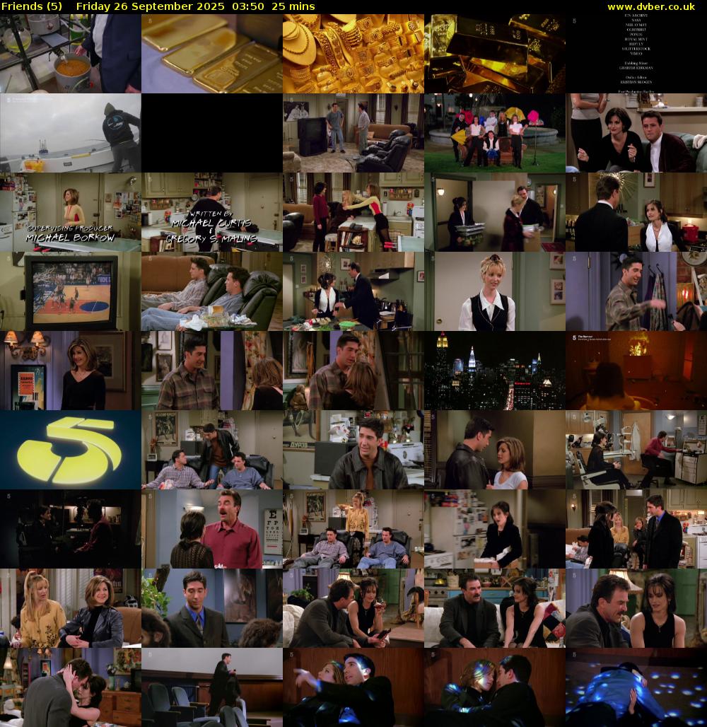 Friends (5) Friday 26 September 2025 03:50 - 04:15