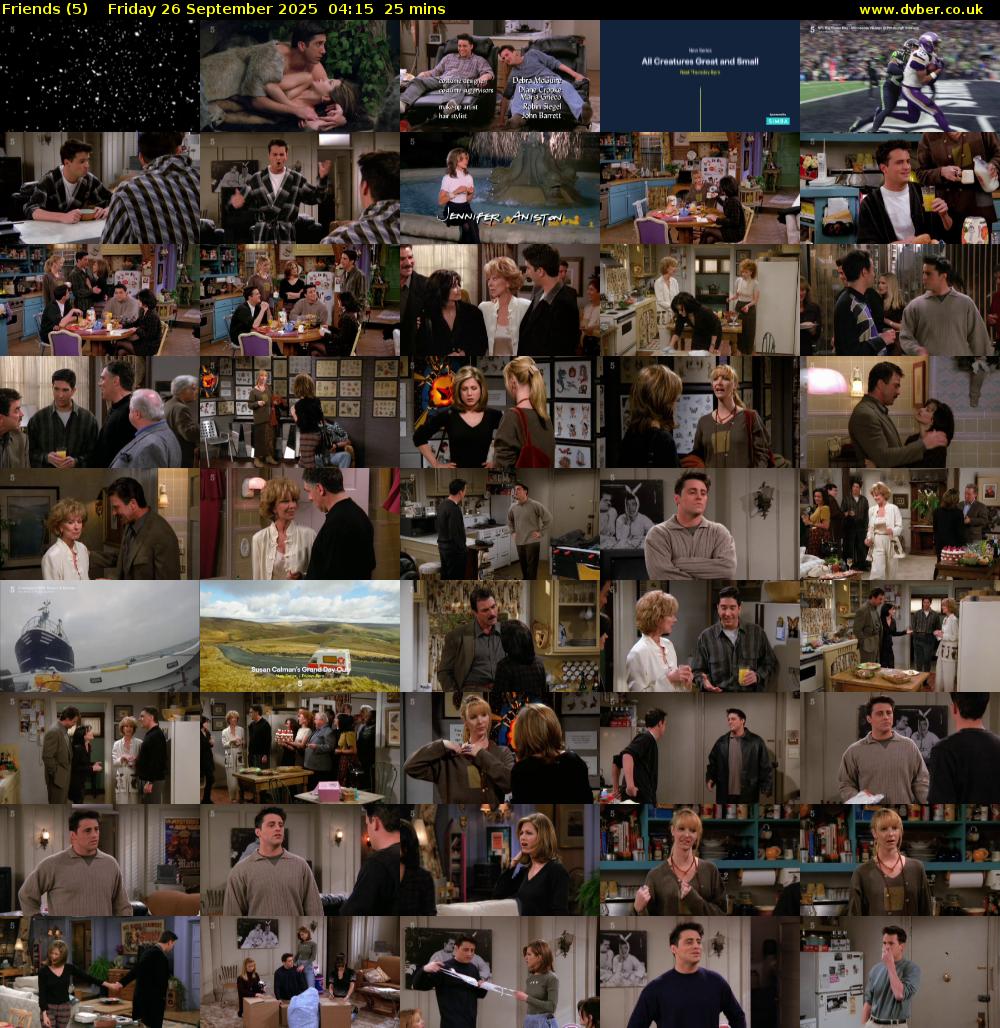 Friends (5) Friday 26 September 2025 04:15 - 04:40