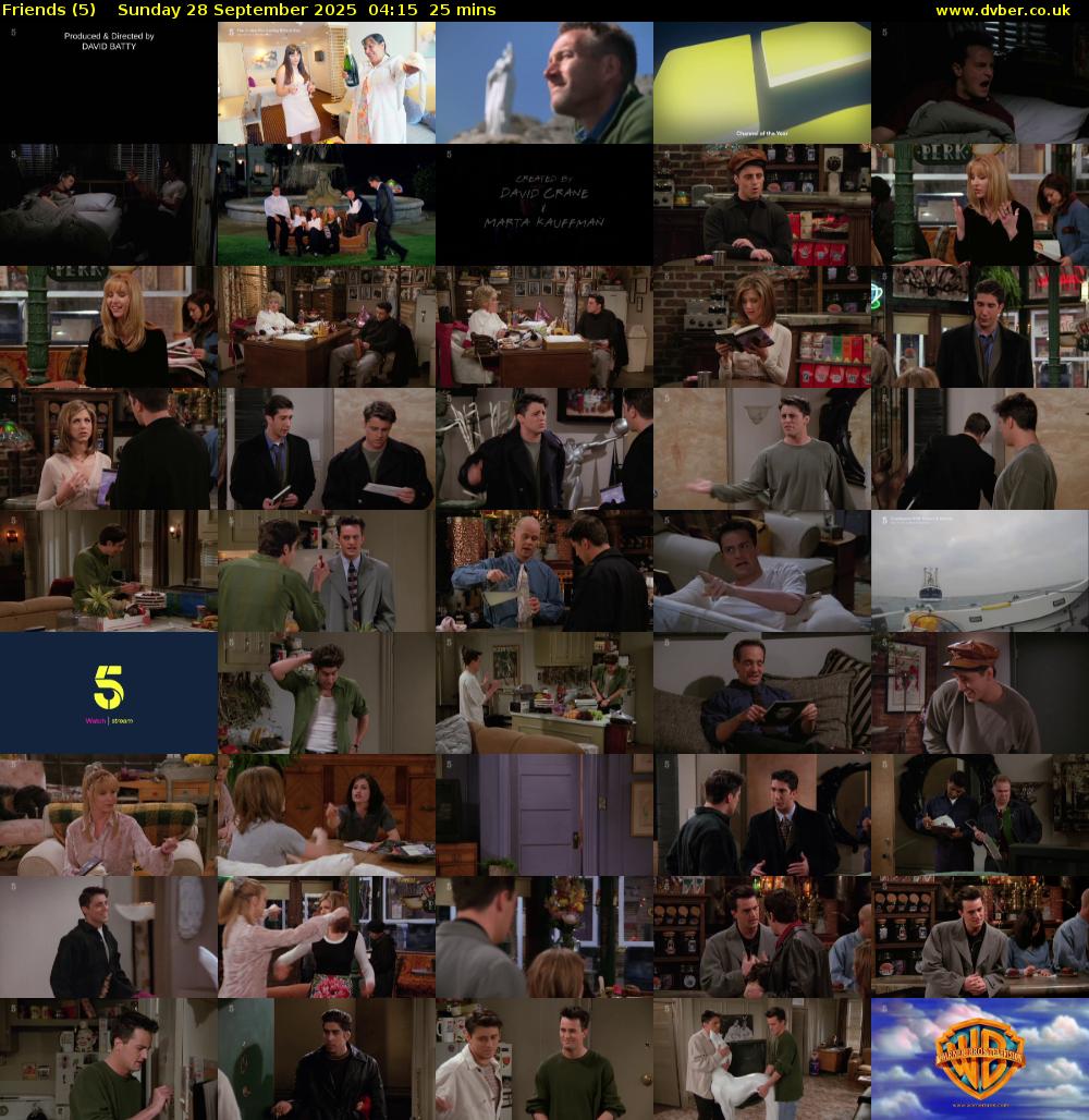 Friends (5) Sunday 28 September 2025 04:15 - 04:40