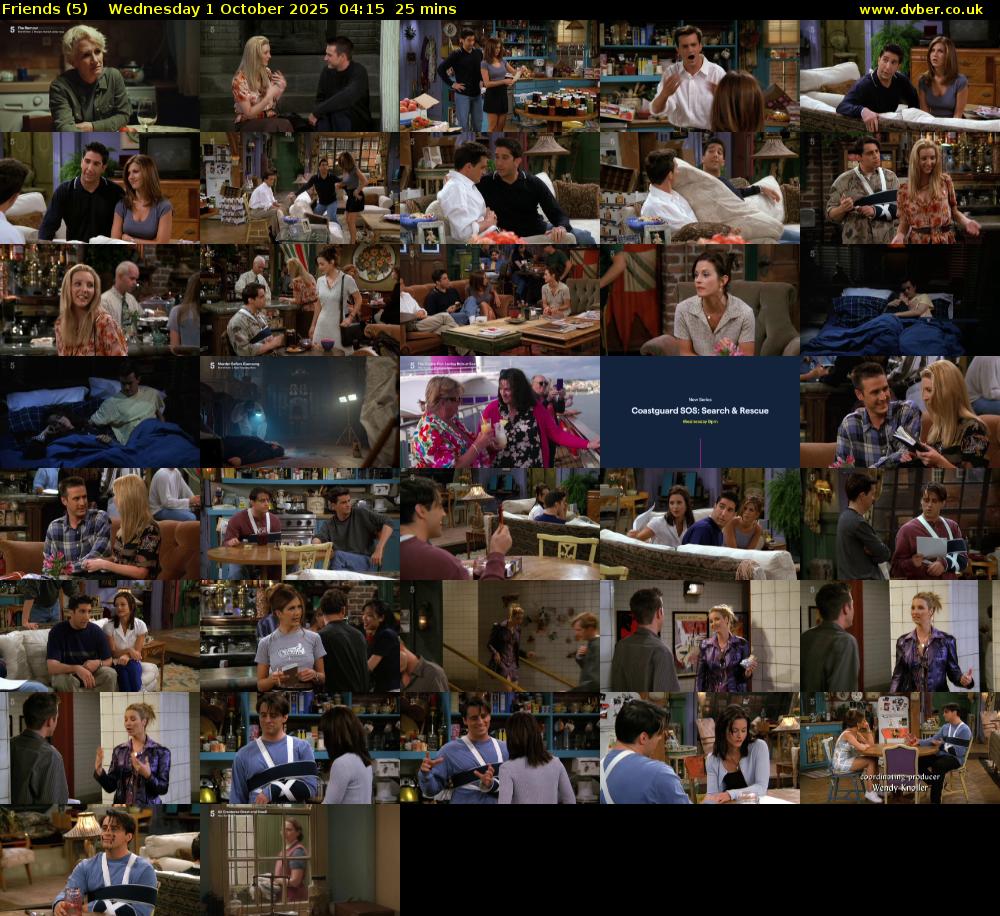 Friends (5) Wednesday 1 October 2025 04:15 - 04:40