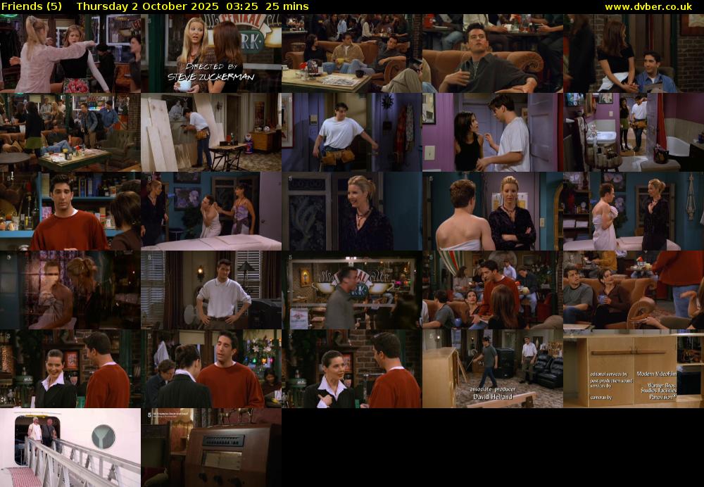 Friends (5) Thursday 2 October 2025 03:25 - 03:50