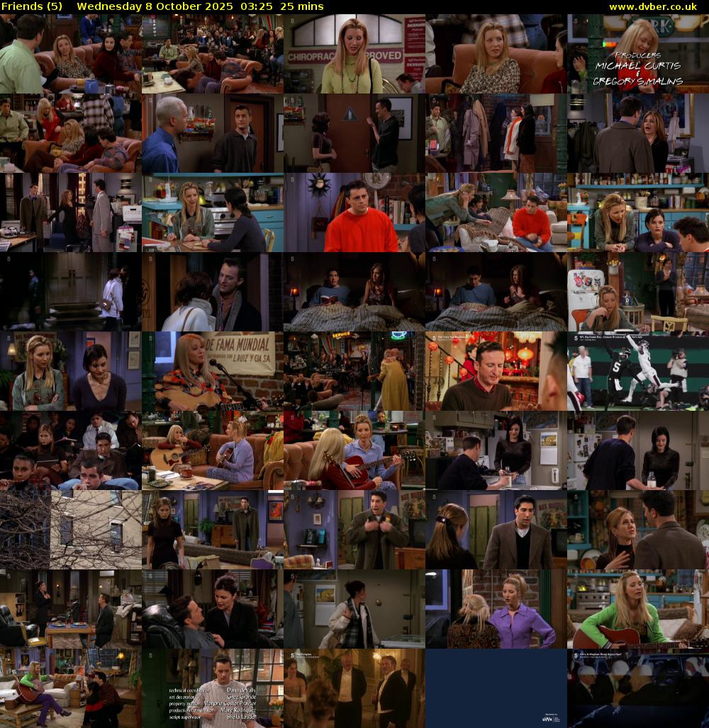 Friends (5) Wednesday 8 October 2025 03:25 - 03:50