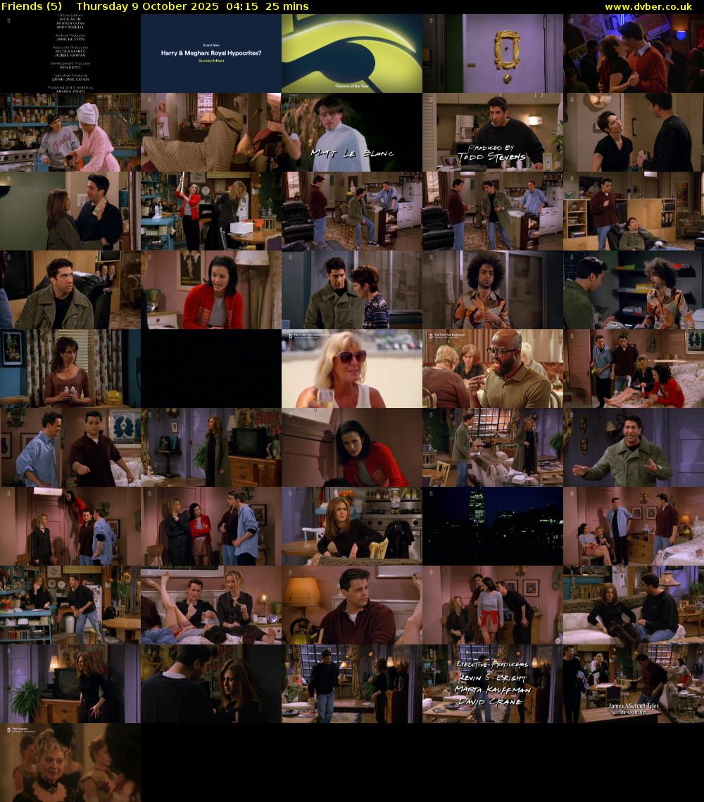 Friends (5) Thursday 9 October 2025 04:15 - 04:40