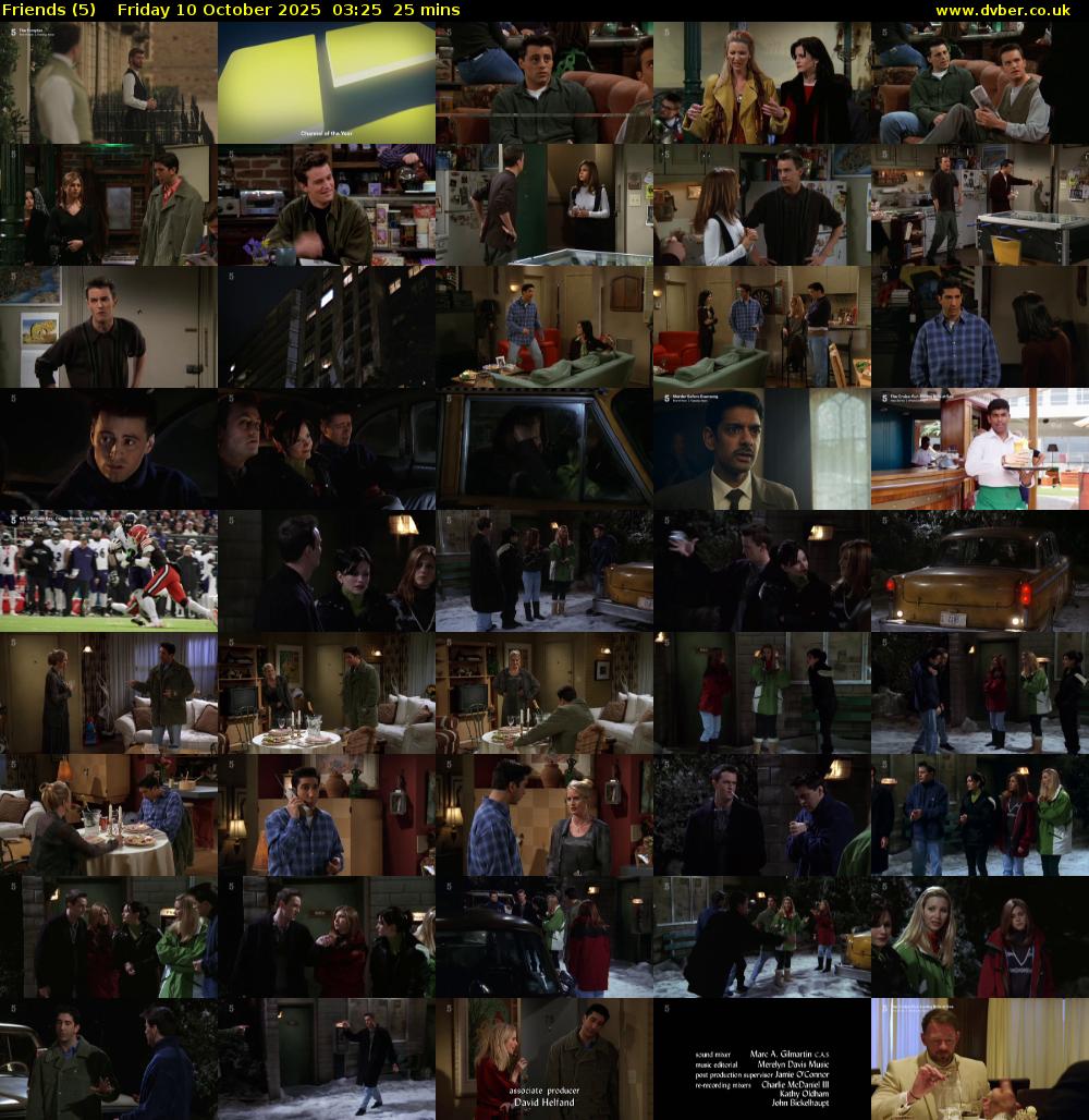 Friends (5) Friday 10 October 2025 03:25 - 03:50