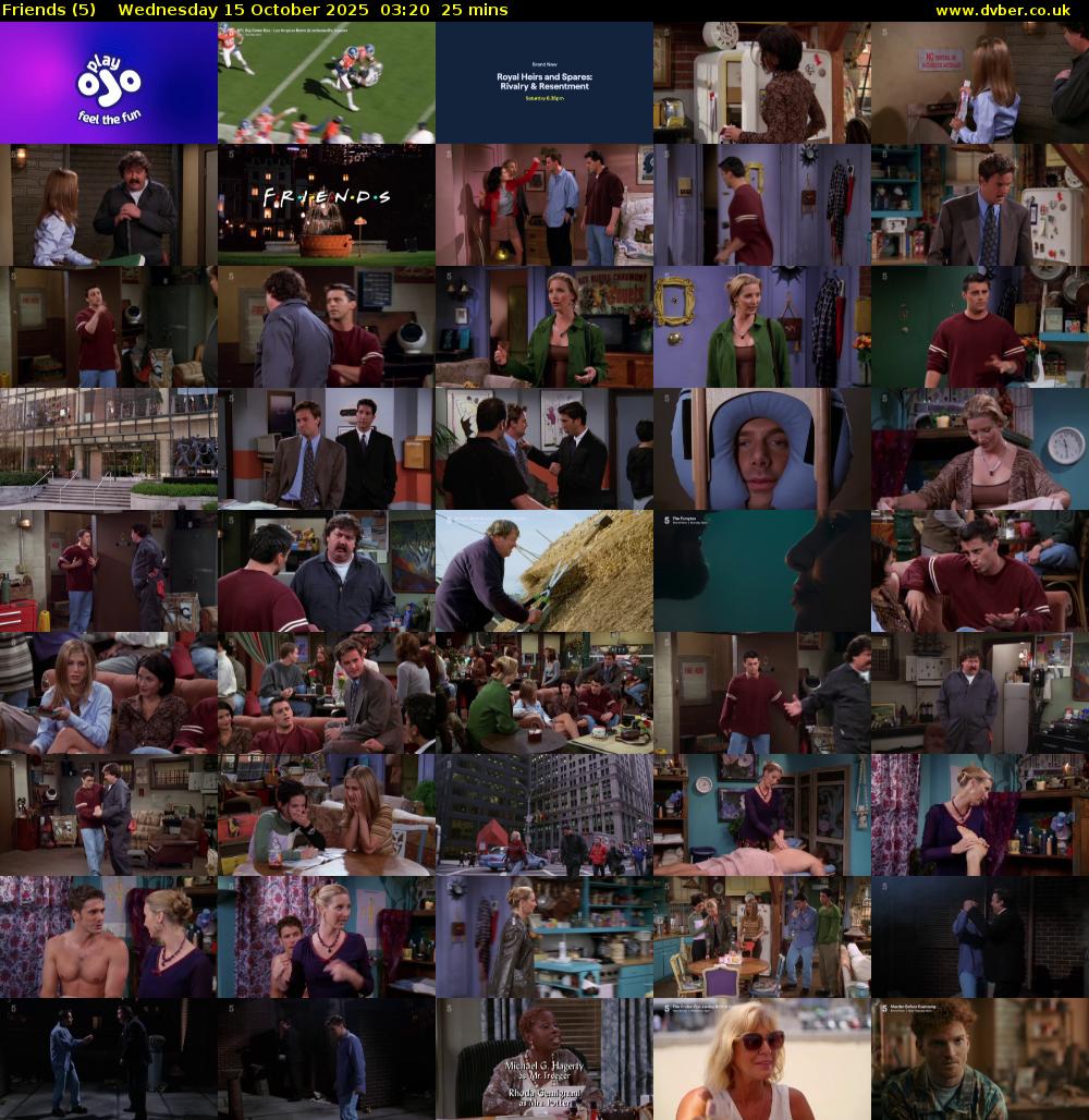 Friends (5) Wednesday 15 October 2025 03:20 - 03:45