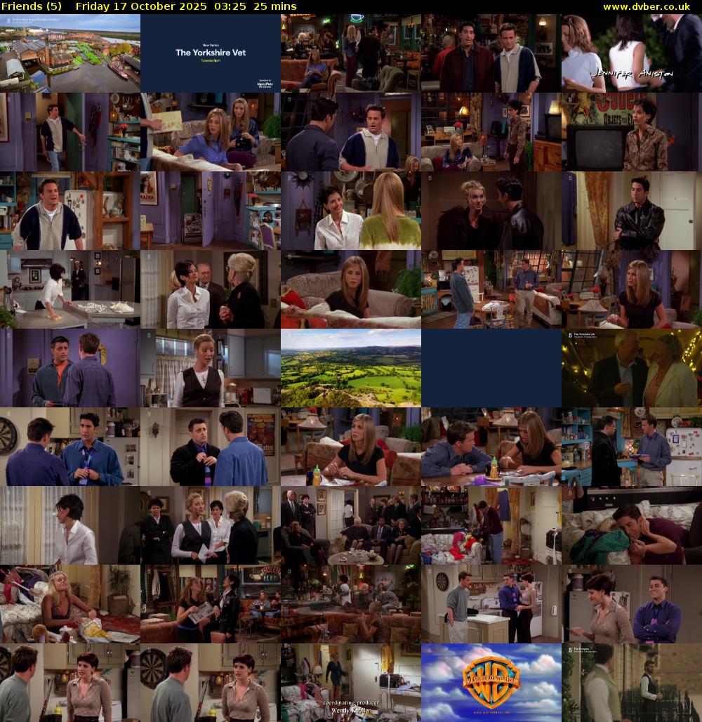 Friends (5) Friday 17 October 2025 03:25 - 03:50