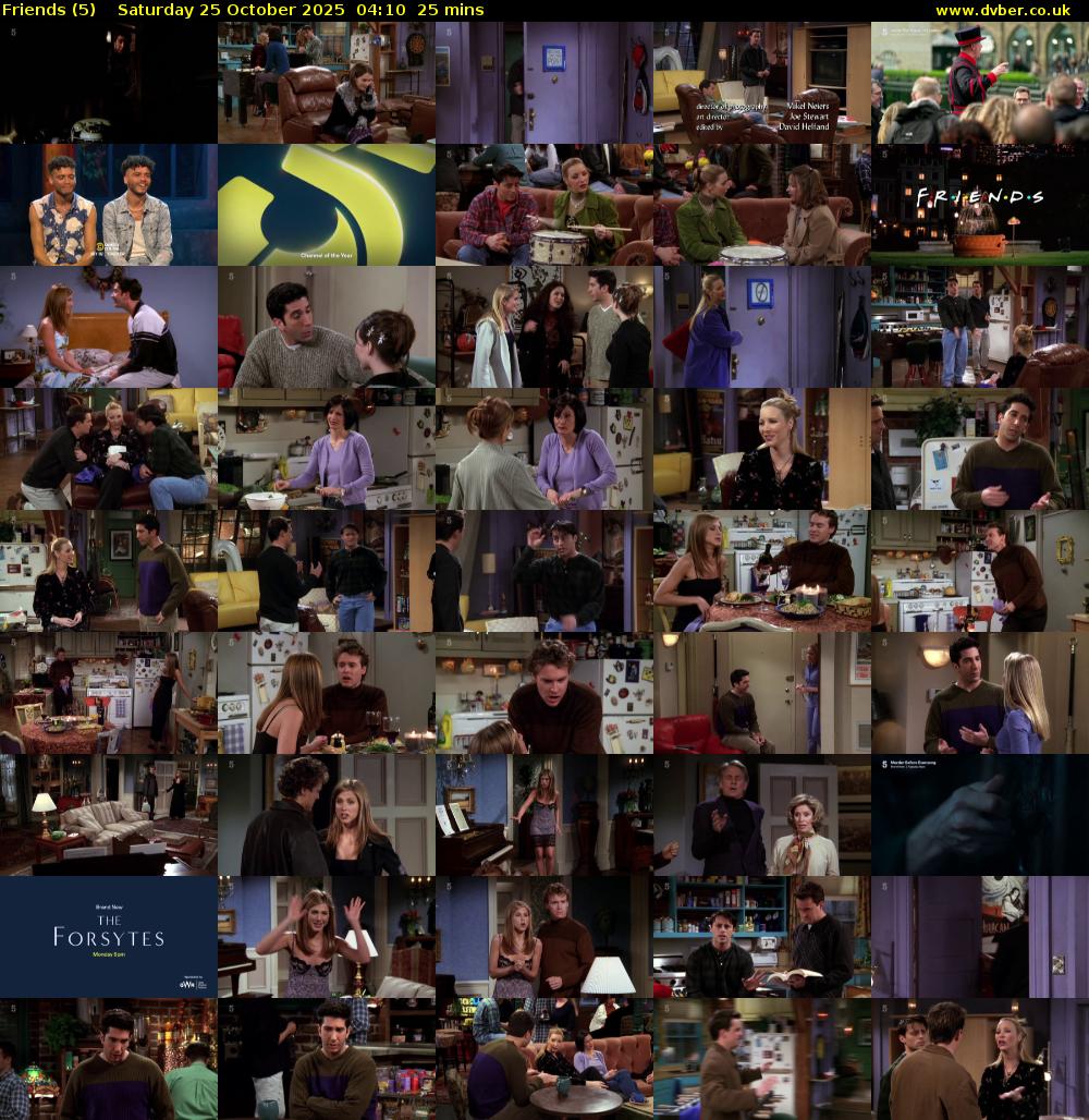 Friends (5) Saturday 25 October 2025 04:10 - 04:35