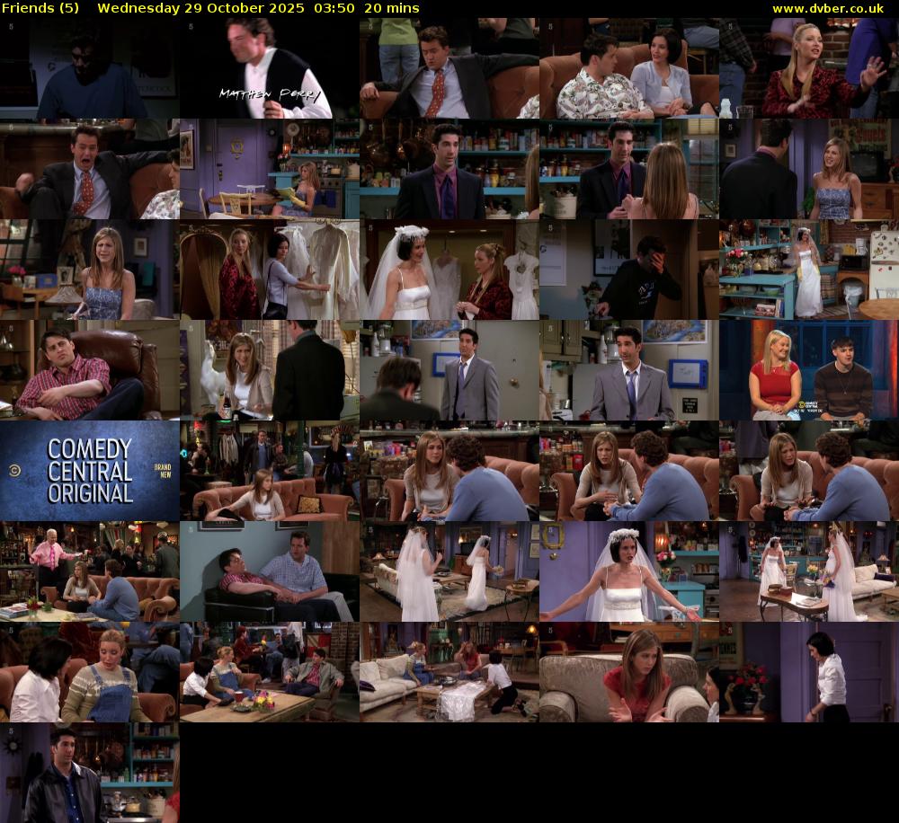 Friends (5) Wednesday 29 October 2025 03:50 - 04:10