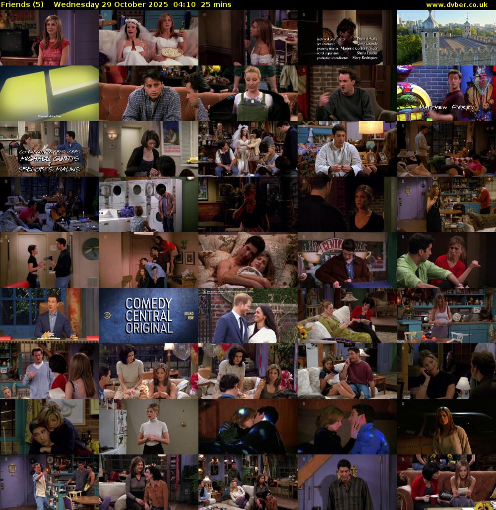 Friends (5) Wednesday 29 October 2025 04:10 - 04:35