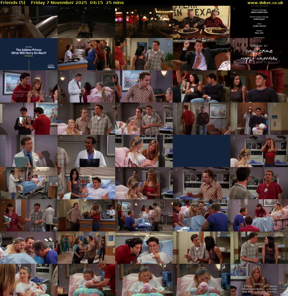 Friends (5) Friday 7 November 2025 04:15 - 04:40