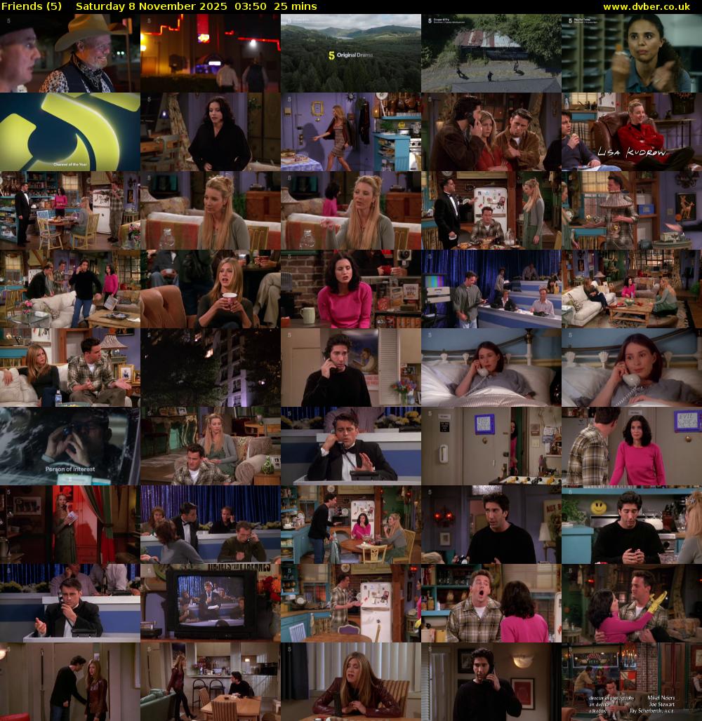 Friends (5) Saturday 8 November 2025 03:50 - 04:15