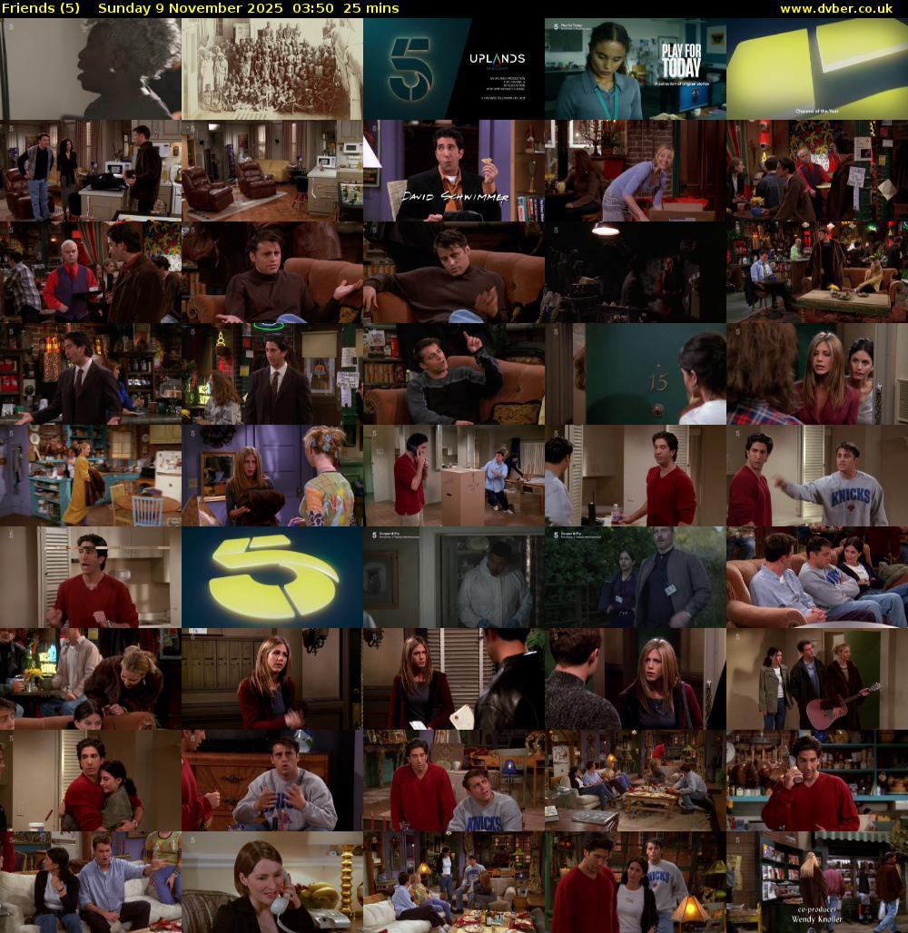 Friends (5) Sunday 9 November 2025 03:50 - 04:15