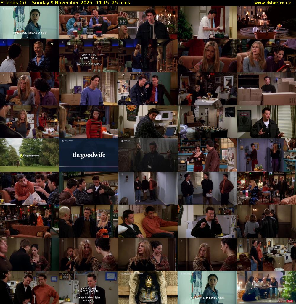 Friends (5) Sunday 9 November 2025 04:15 - 04:40