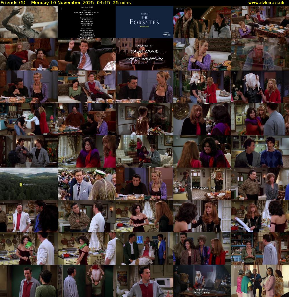 Friends (5) Monday 10 November 2025 04:15 - 04:40