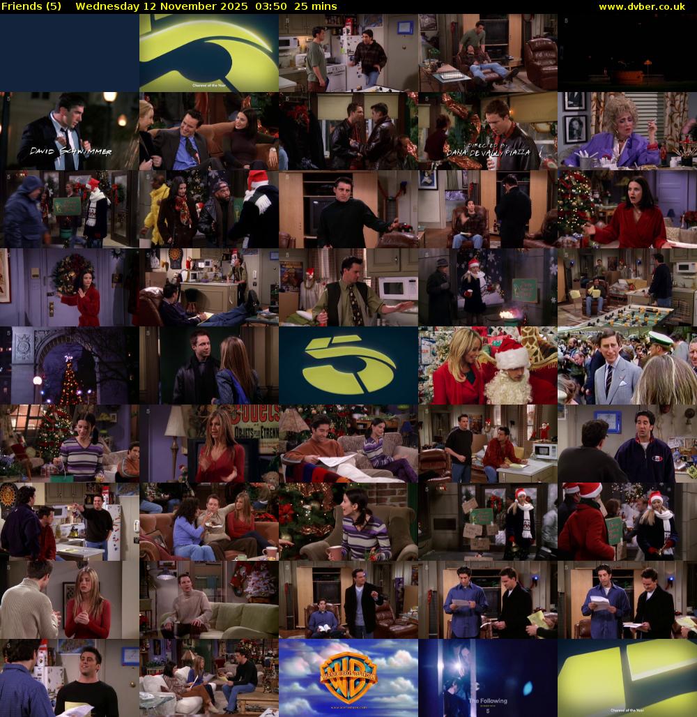 Friends (5) Wednesday 12 November 2025 03:50 - 04:15