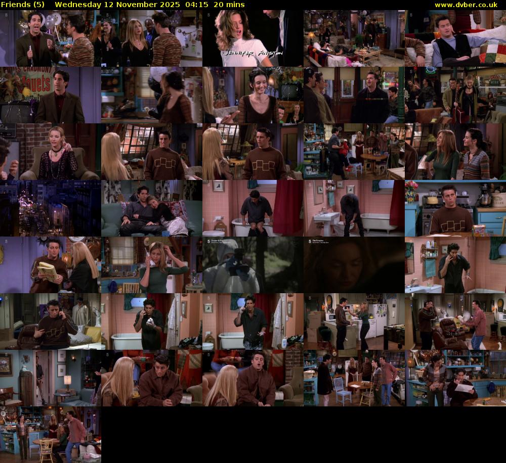 Friends (5) Wednesday 12 November 2025 04:15 - 04:35