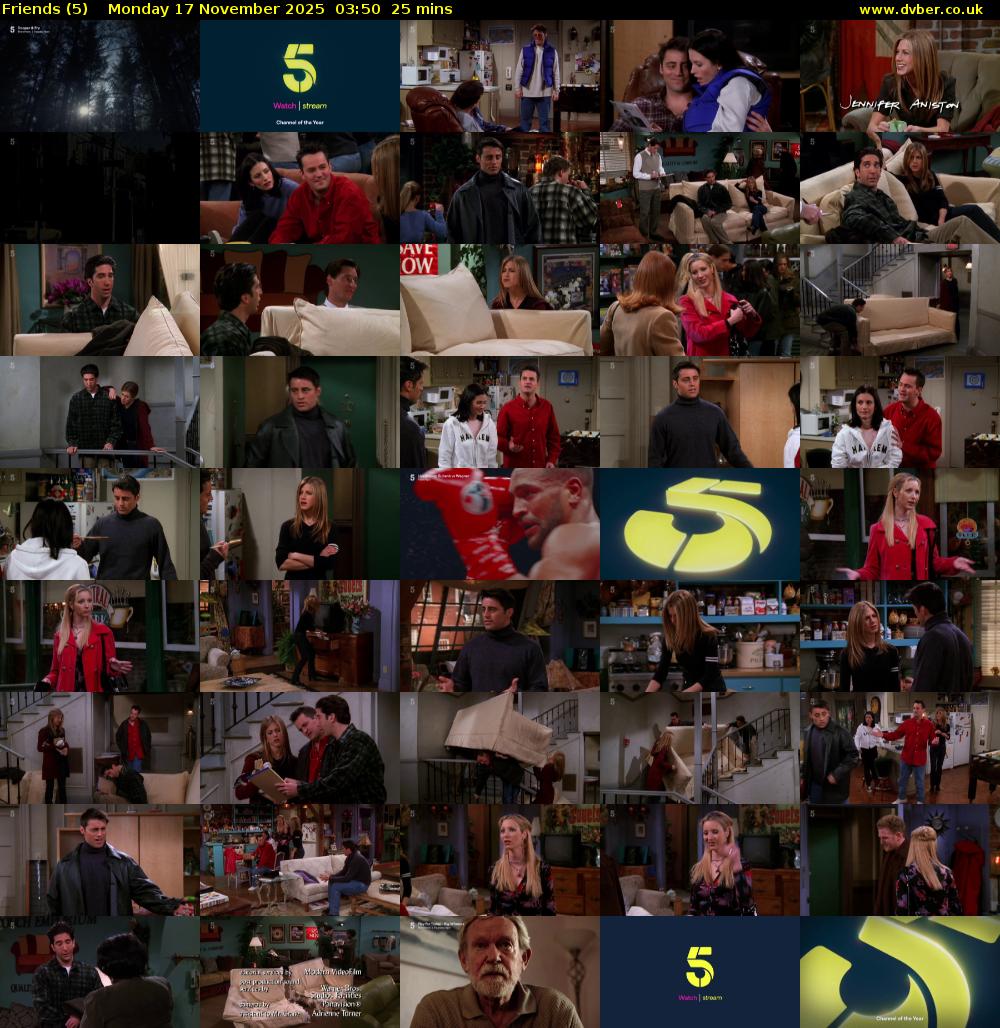 Friends (5) Monday 17 November 2025 03:50 - 04:15