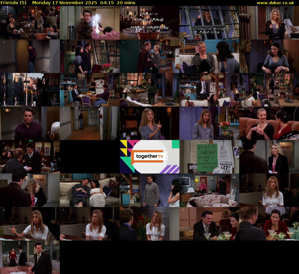 Friends (5) Monday 17 November 2025 04:15 - 04:35