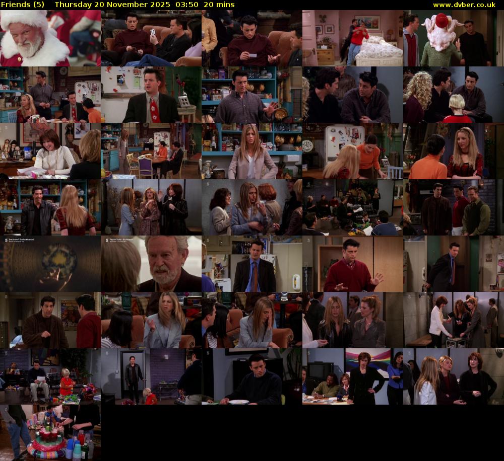 Friends (5) Thursday 20 November 2025 03:50 - 04:10
