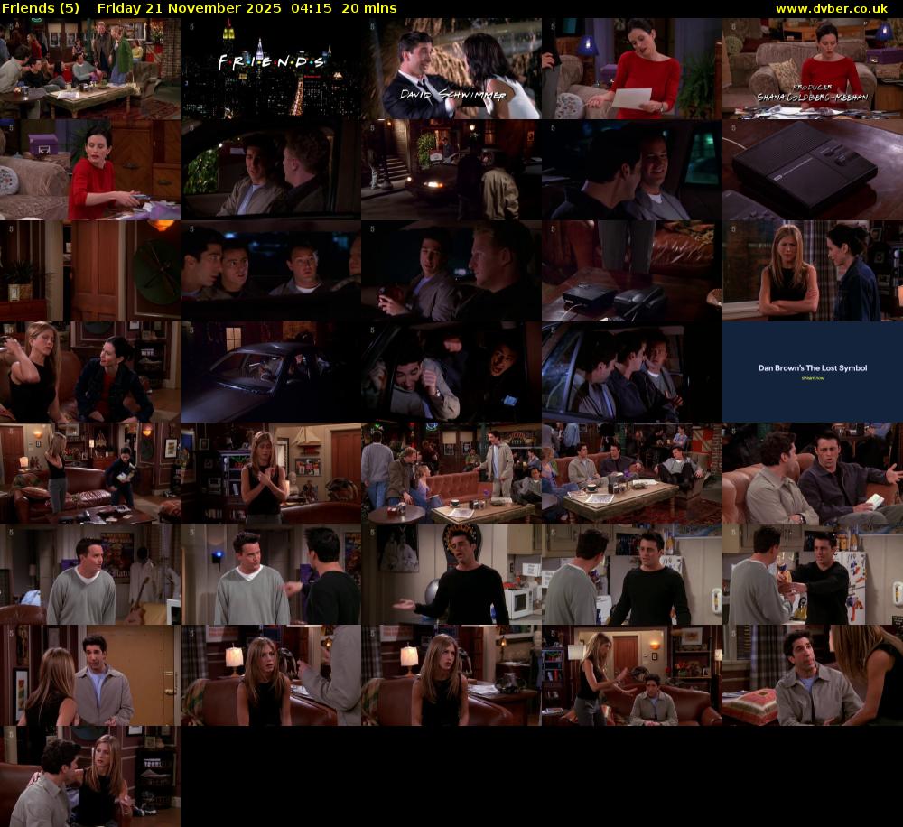 Friends (5) Friday 21 November 2025 04:15 - 04:35
