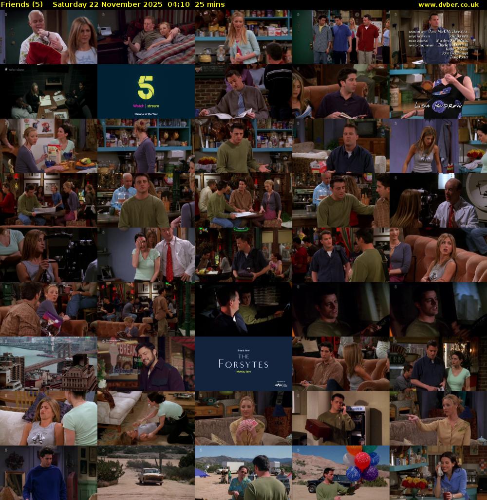 Friends (5) Saturday 22 November 2025 04:10 - 04:35