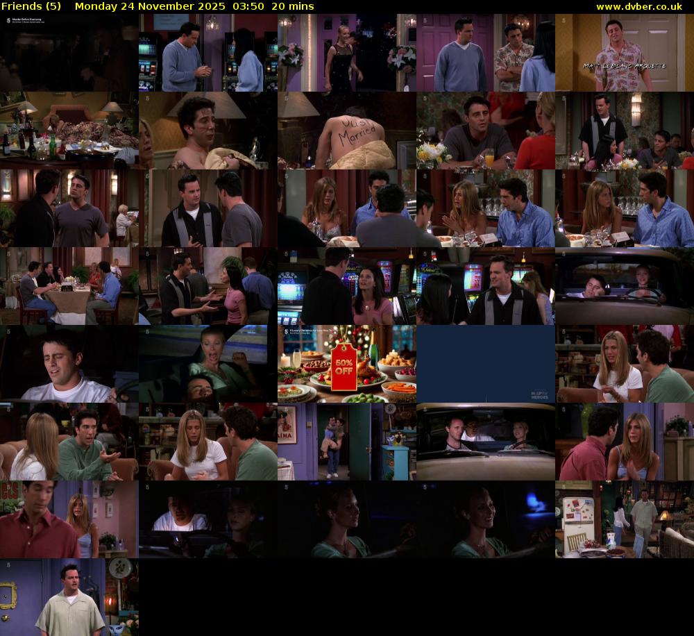 Friends (5) Monday 24 November 2025 03:50 - 04:10