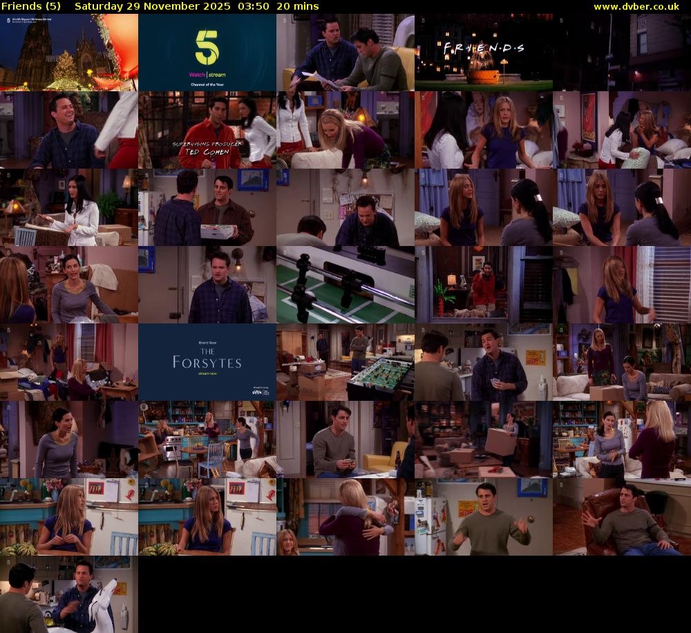 Friends (5) Saturday 29 November 2025 03:50 - 04:10