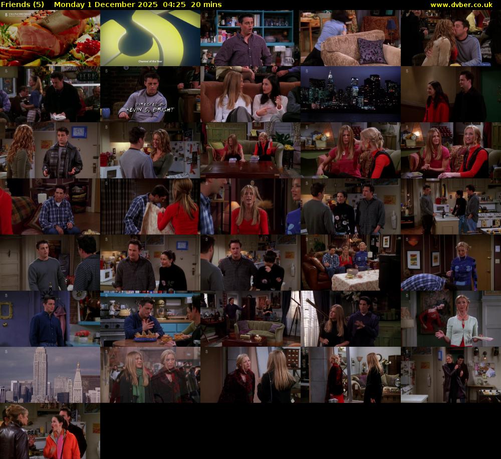 Friends (5) Monday 1 December 2025 04:25 - 04:45