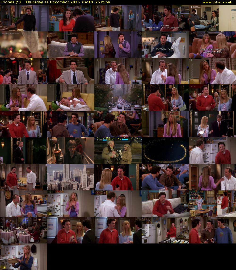 Friends (5) Thursday 11 December 2025 04:10 - 04:35