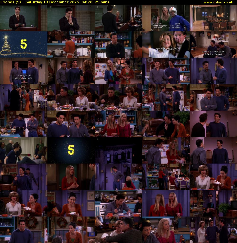 Friends (5) Saturday 13 December 2025 04:20 - 04:45