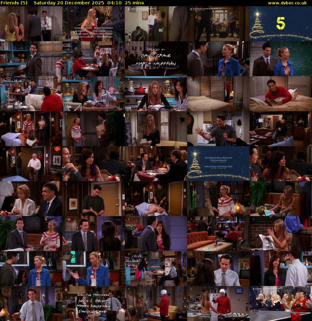 Friends (5) Saturday 20 December 2025 04:10 - 04:35