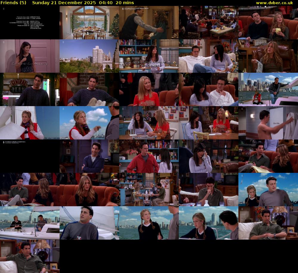 Friends (5) Sunday 21 December 2025 04:40 - 05:00