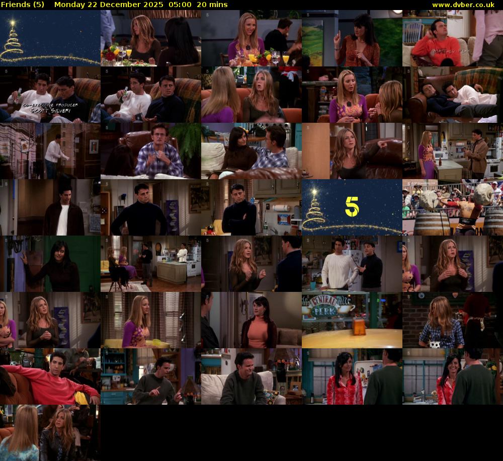 Friends (5) Monday 22 December 2025 05:00 - 05:20
