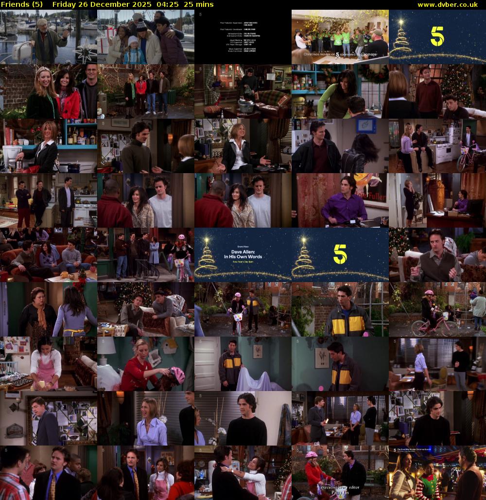Friends (5) Friday 26 December 2025 04:25 - 04:50