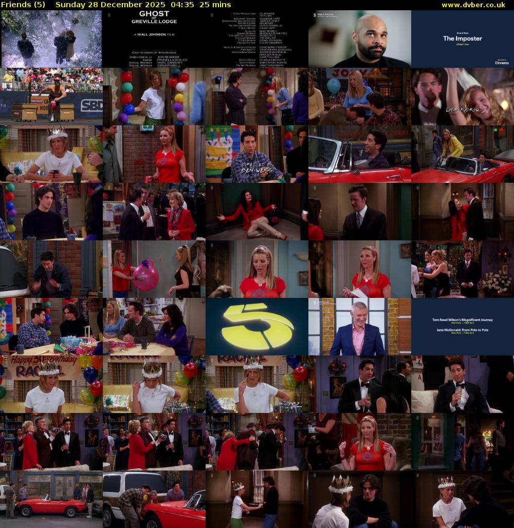 Friends (5) Sunday 28 December 2025 04:35 - 05:00