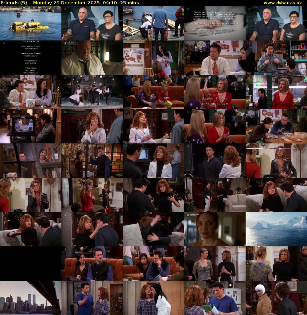 Friends (5) Monday 29 December 2025 04:10 - 04:35